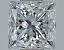 Princess Cut Diamond 0.42ct D IF PRI 466