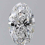 Oval Shape Diamond 1.30ct D SI1