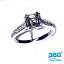 Elizabeth Diamond Engagement Ring - Asscher 1.02ct G VS1