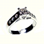 \'Rhonda\' Princess Cut Diamond Engagement Rings 0.33ct E VVS2