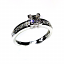 \'Brittany\" Princess Cut Diamond Engagement Ring - 0.51ct F VS1