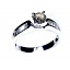 \'Brooke\' Diamond Engagement Ring - Round 0.42ct M SI1