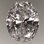 Oval Shape Diamond 0.61ct F SI1