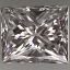 Princess Cut Diamond 0.49ct F VVS2