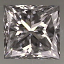 Princess Cut Diamond 0.36ct E VVS2