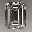 Emerald Cut Diamond 0.75ct D VS1