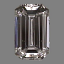 Emerald Cut Diamond 0.34ct E VS2