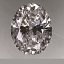 Oval Shape Diamond 0.51ct F SI1