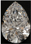 Pear Shape Diamond 1.00ct D SI1