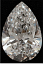 Pear Shape Diamond 0.29ct E VS1