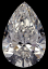 Pear Shape Diamond 1.16ct E VS2