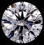 Round Brilliant Cut Diamond 0.44ct D VVS1