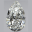 Pear Shape Diamond 0.45ct E IF