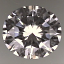 Round Brilliant Cut Diamond 0.46ct F VS1