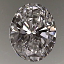 Oval Cut Diamond 0.80ct E SI2