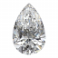 Pear Shape Diamond 0.71ct D VVS1