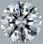 Round Brilliant Cut Diamond 0.33ct D IF