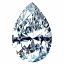 Pear Shape Diamond 1.21ct D SI1
