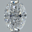 Oval Diamond 0.90ct D SI1 