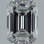 Emerald Cut Diamond 0.50ct D VVS2 