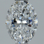 Oval Diamond 1.01ct D SI1 FS 1172