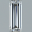 Baguette Cut Diamond 0.40ct D IF GIA
