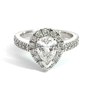 'Halo' Diamond Engagement Ring - 1.43cts 