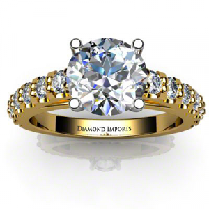 Round Diamond Accent Ring