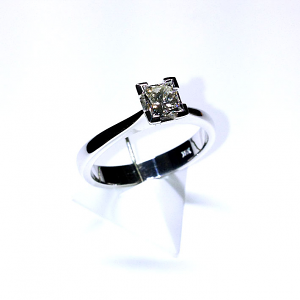 'Freida' Diamond Engagement Ring - Princess 0.50ct G VS2