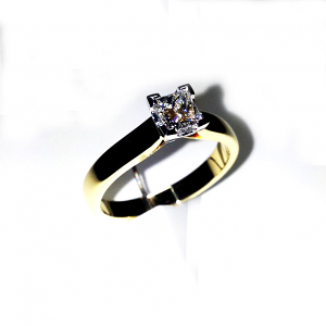 'Pamela' Diamond Engagement Ring - Princess 0.53ct E VS2