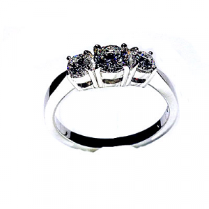 'Sascha' Diamond Engagement Ring - Round 0.0.69cts 