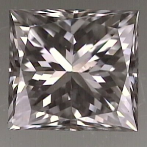 Princess Cut Diamond 0.52ct - F VVS2
