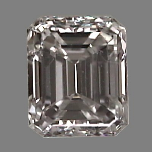 Emerald Cut Diamond 0.44ct - F SI1