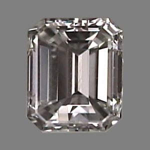 Emerald Cut Diamond 0.37ct - F VS2