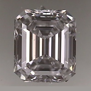 Emerald Cut Diamond 0.66ct - D IF