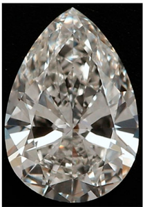 Pear Shape Diamond 0.70ct - G VVS2