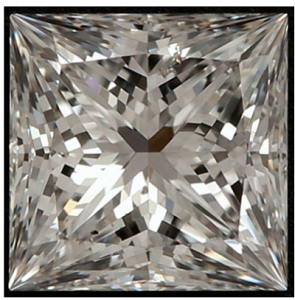 Princess Cut Diamond 1.03ct-  D SI1