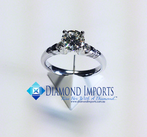 'Stephanie' Diamond Engagement Ring - 1.18cts 