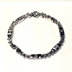 Fancy Link Diamond Bracelet - 1.00 carats total