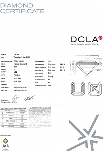 Asscher Cut Diamond 2.01ct - G VS2