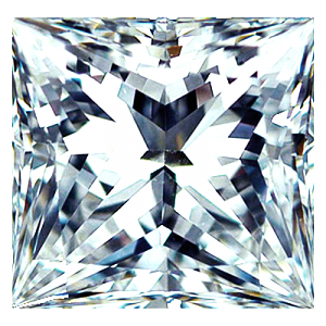Princess Cut Diamond 0.51ct - E VVS2