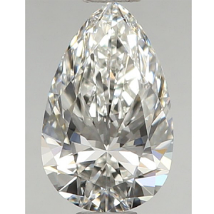 Pear Shape Diamond 0.46ct - F IF 
