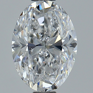 Oval Shape Diamond 0.90ct - D SI1