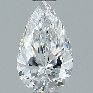 Pear Shape Diamond 0.41ct - D IF