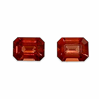 Natural Sunset Red Spinels - 2.54cts