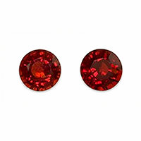 Natural Vibrant Round Red Spinels - 2.80cts