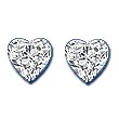 Heart Shape Diamond Pair 0.17ct - COLLECTION VS
