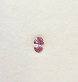 Argyle Oval Shape Diamond Fancy Pink  - 0.08 ct 5P