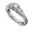Round 3 Stone Diamond Ring