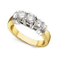 Round Diamond 3 Stone Ring